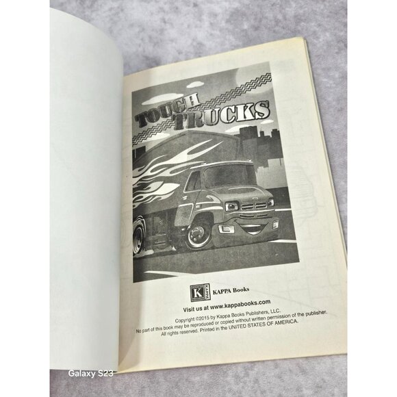 Tough Trucks Coloring and Activity Books Kids Childeren Art & Craft - Picture 2 of 10